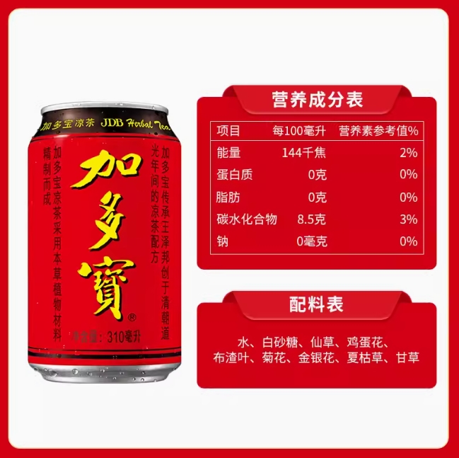 加多宝罐装310ml