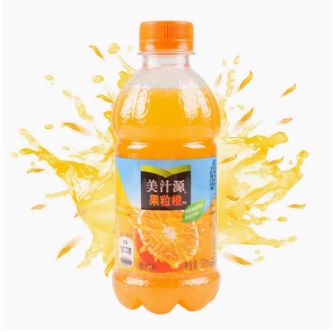 美汁源果粒橙橙汁饮料300ml