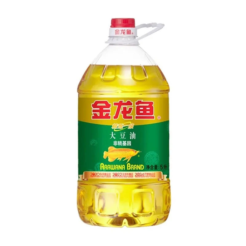 金龙鱼精炼一级大豆油(非转)5L