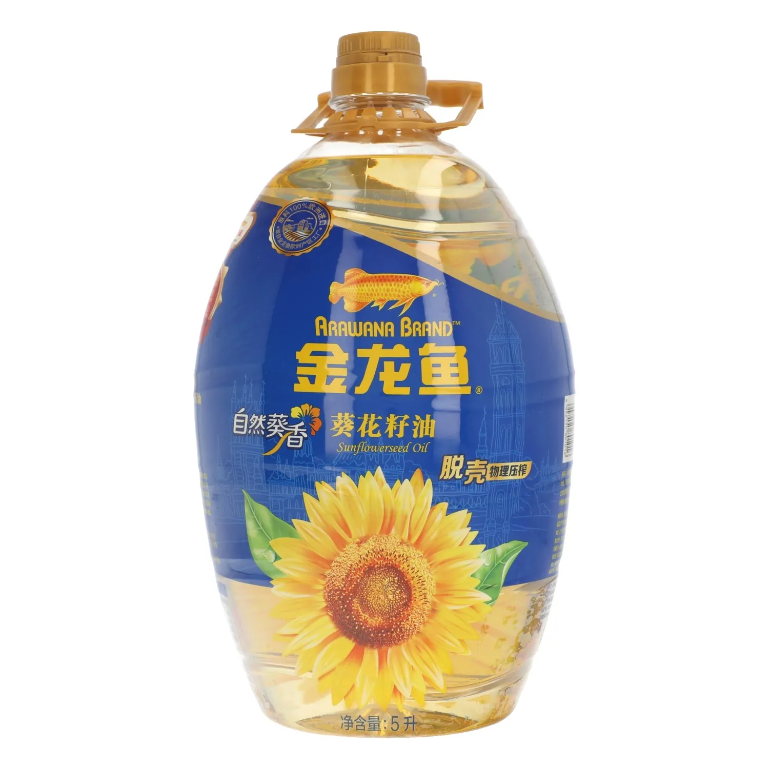 金龙鱼自然葵花籽油5L